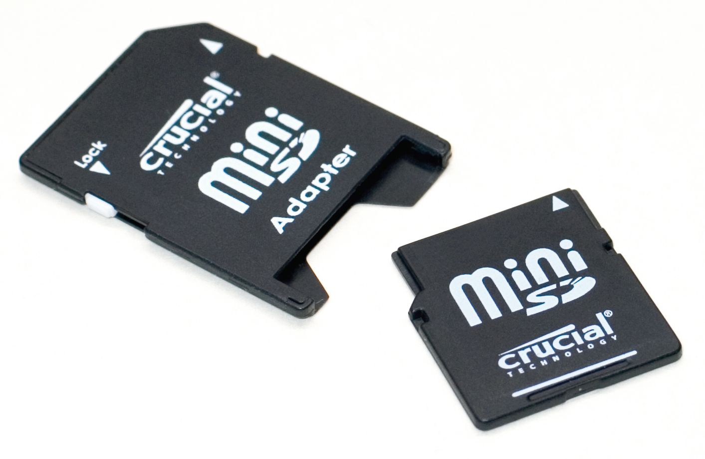miniSD card with adapter to SD